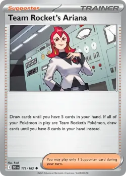 Team Rocket's Ariana 「PLAY_POKEMON_PRIZE_PACK_SERIES_EIGHT 171/182」「EN」