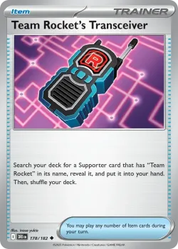 Team Rocket's Transceiver 「PLAY_POKEMON_PRIZE_PACK_SERIES_EIGHT 178/182」「EN」