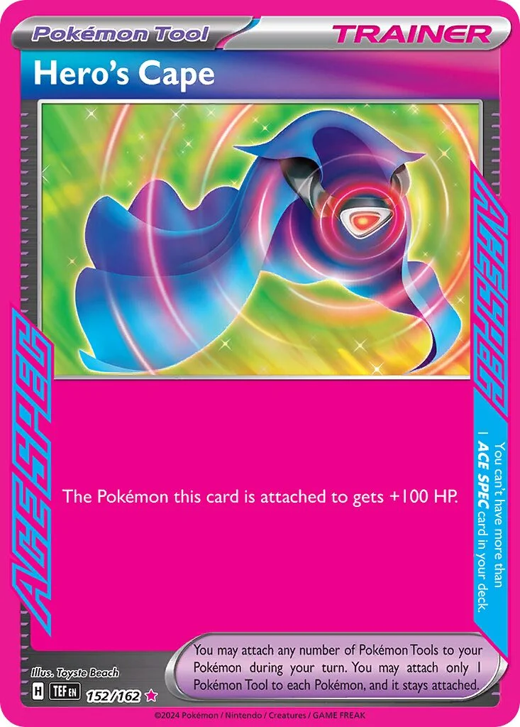 Hero's Cape 「PLAY_POKEMON_PRIZE_PACK_SERIES_FIVE 152/162」「EN」