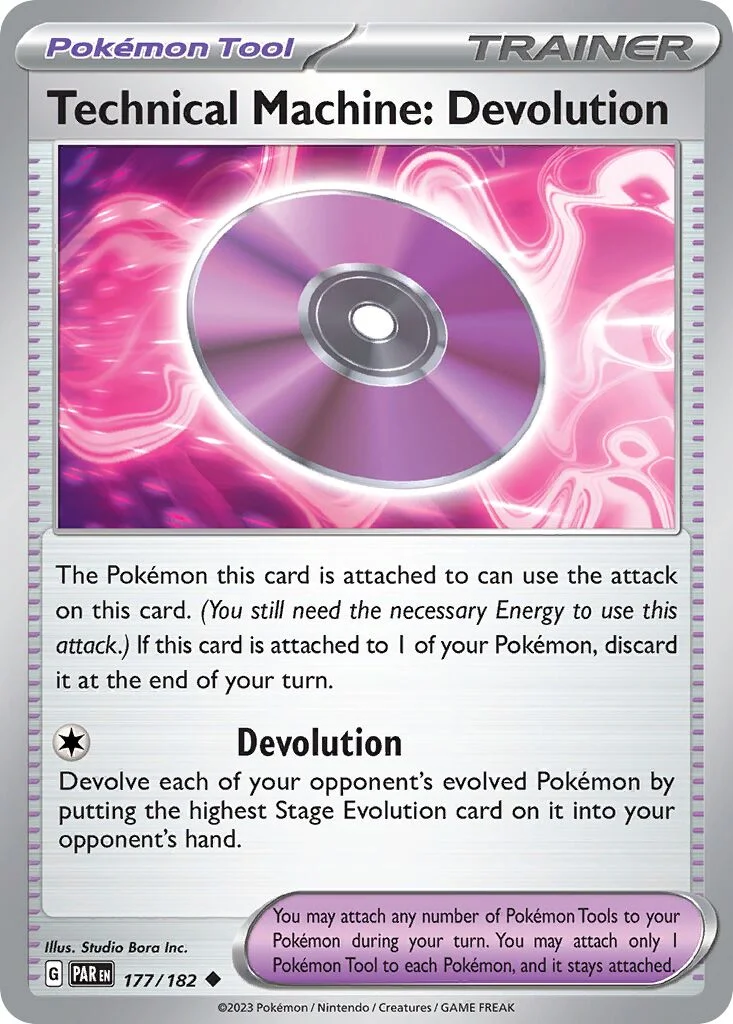 Technical Machine: Devolution 「PLAY_POKEMON_PRIZE_PACK_SERIES_FIVE 177/182」「EN」
