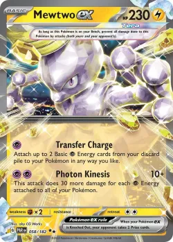 Mewtwo ex 「PLAY_POKEMON_PRIZE_PACK_SERIES_FIVE 058/182」「EN」