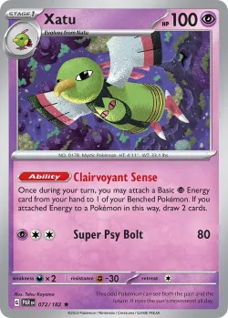 Xatu 「PLAY_POKEMON_PRIZE_PACK_SERIES_FIVE 072/182」「EN」