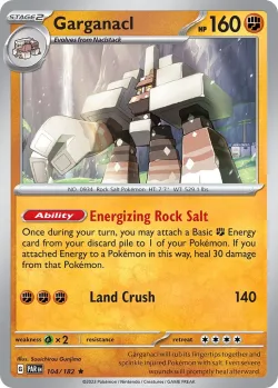 Garganacl 「PLAY_POKEMON_PRIZE_PACK_SERIES_FIVE 104/182」「EN」