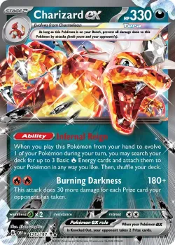 Charizard ex 「PLAY_POKEMON_PRIZE_PACK_SERIES_FIVE 125/197」「EN」