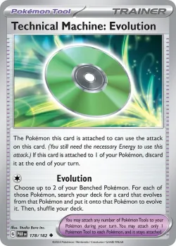 Technical Machine: Evolution 「PLAY_POKEMON_PRIZE_PACK_SERIES_FIVE 178/182」「EN」