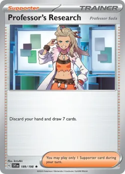 Professor's Research 「PLAY_POKEMON_PRIZE_PACK_SERIES_FIVE 189/198」「EN」