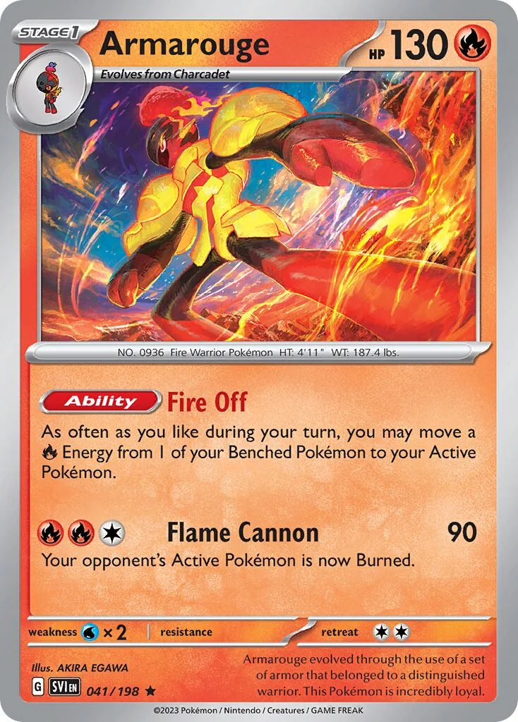 Armarouge 「PLAY_POKEMON_PRIZE_PACK_SERIES_FOUR 041/198」「EN」