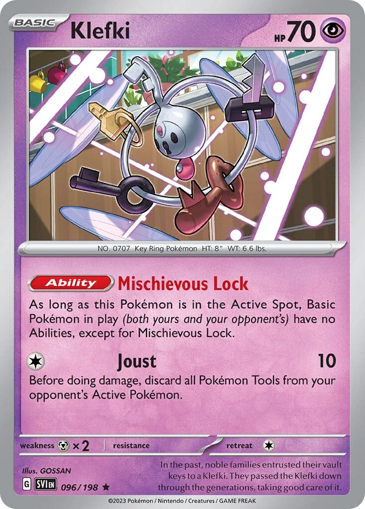 Klefki 「PLAY_POKEMON_PRIZE_PACK_SERIES_FOUR 096/198」「EN」