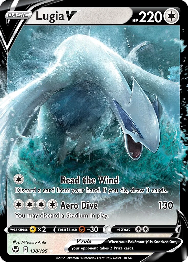 Lugia V 「PLAY_POKEMON_PRIZE_PACK_SERIES_FOUR 138/195」「EN」