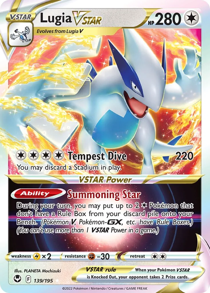Lugia VSTAR 「PLAY_POKEMON_PRIZE_PACK_SERIES_FOUR 139/195」「EN」