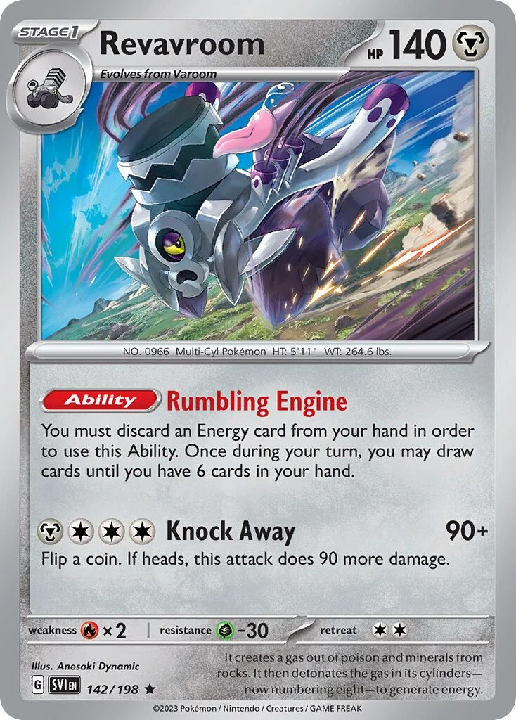 Revavroom 「PLAY_POKEMON_PRIZE_PACK_SERIES_FOUR 142/198」「EN」