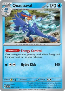 Quaquaval 「PLAY_POKEMON_PRIZE_PACK_SERIES_FOUR 054/198」「EN」