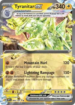 Tyranitar ex #066/197 · Pokémon