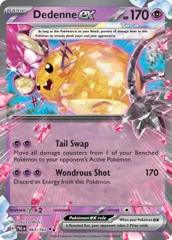 Dedenne ex 「PLAY_POKEMON_PRIZE_PACK_SERIES_FOUR 093/193」「EN」