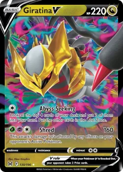 Giratina V 「PLAY_POKEMON_PRIZE_PACK_SERIES_FOUR 130/196」「EN」