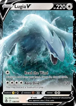 Lugia V 「PLAY_POKEMON_PRIZE_PACK_SERIES_FOUR 138/195」「EN」