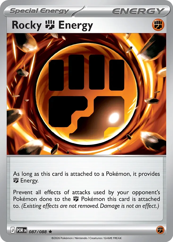 Rocky Fighting Energy 「PLAY_POKEMON_PRIZE_PACK_SERIES_NINE 087/088」「EN」