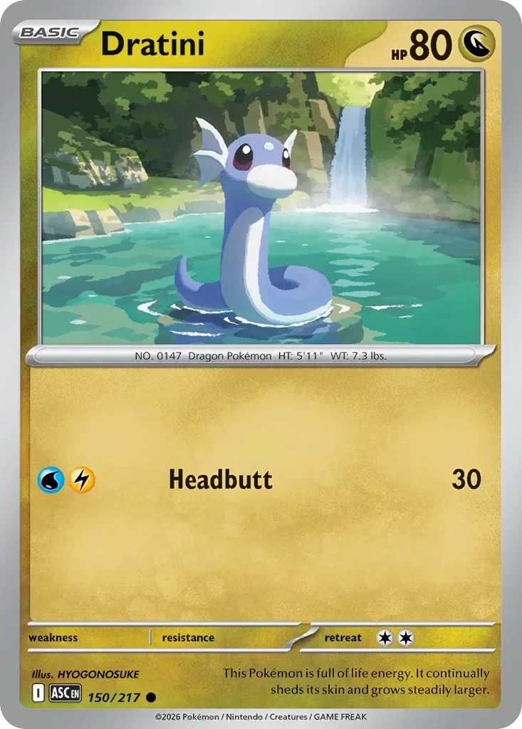 Dratini 「PLAY_POKEMON_PRIZE_PACK_SERIES_NINE 150/217」「EN」