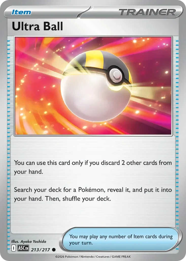 Ultra Ball 「PLAY_POKEMON_PRIZE_PACK_SERIES_NINE 213/217」「EN」