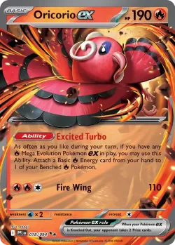Oricorio ex #018/094 · Pokémon