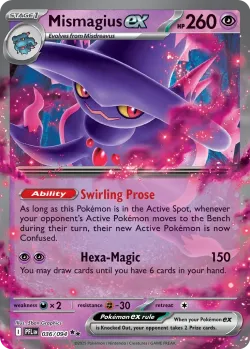 Mismagius ex 「PLAY_POKEMON_PRIZE_PACK_SERIES_NINE 036/094」「EN」
