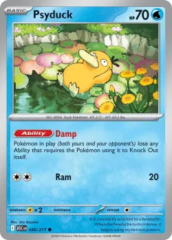 Psyduck 「PLAY_POKEMON_PRIZE_PACK_SERIES_NINE 039/217」「EN」