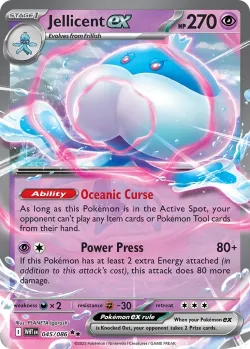 Jellicent ex 「PLAY_POKEMON_PRIZE_PACK_SERIES_NINE 045/086」「EN」