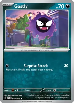 Gastly 「PLAY_POKEMON_PRIZE_PACK_SERIES_NINE 048/088」「EN」