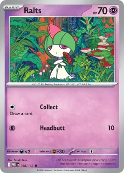 Ralts 「PLAY_POKEMON_PRIZE_PACK_SERIES_NINE 058/132」「EN」