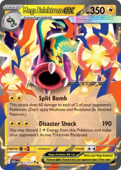 Mega Eelektross ex 「PLAY_POKEMON_PRIZE_PACK_SERIES_NINE 061/217」「EN」