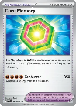 Core Memory 「PLAY_POKEMON_PRIZE_PACK_SERIES_NINE 070/088」「EN」