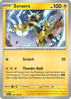 Zeraora 「PLAY_POKEMON_PRIZE_PACK_SERIES_NINE 078/182」「EN」
