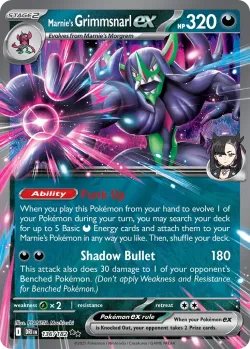 Marnie's Grimmsnarl ex 「PLAY_POKEMON_PRIZE_PACK_SERIES_NINE 136/182」「EN」