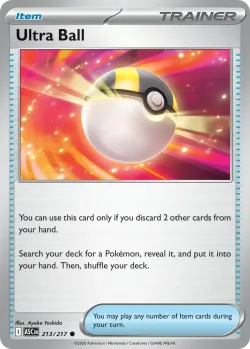Ultra Ball 「PLAY_POKEMON_PRIZE_PACK_SERIES_NINE 213/217」「EN」
