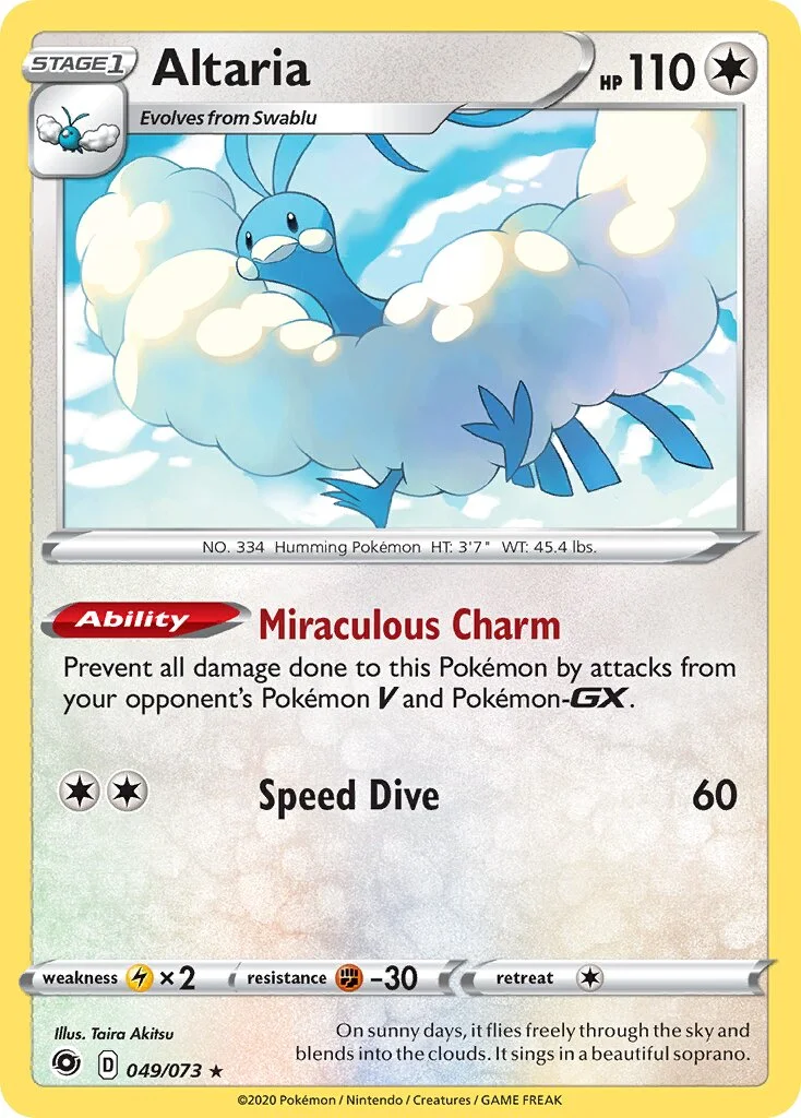 Altaria 「PLAY_POKEMON_PRIZE_PACK_SERIES_ONE 049/073」「EN」