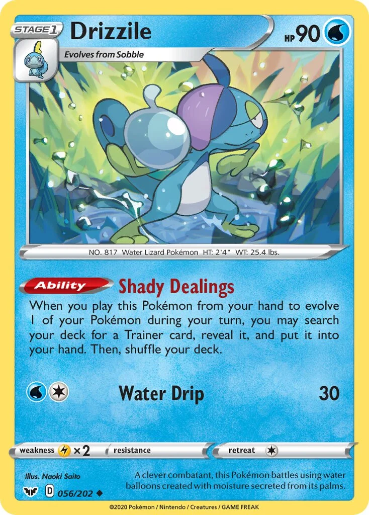 Drizzile 「PLAY_POKEMON_PRIZE_PACK_SERIES_ONE 056/202」「EN」