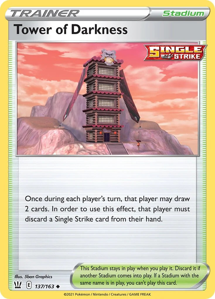 Tower of Darkness 「PLAY_POKEMON_PRIZE_PACK_SERIES_ONE 137/163」「EN」