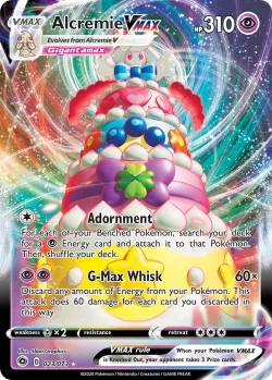 Alcremie VMAX 「PLAY_POKEMON_PRIZE_PACK_SERIES_ONE 023/073」「EN」