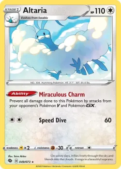 Altaria 「PLAY_POKEMON_PRIZE_PACK_SERIES_ONE 049/073」「EN」