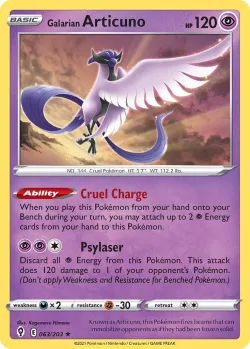 Galarian Articuno #063/203 · Pokémon