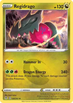 Regidrago 「PLAY_POKEMON_PRIZE_PACK_SERIES_ONE 124/203」「EN」