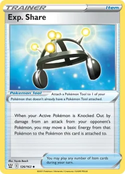 Exp. Share 「PLAY_POKEMON_PRIZE_PACK_SERIES_ONE 126/163」「EN」