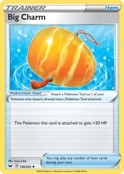 Big Charm 「PLAY_POKEMON_PRIZE_PACK_SERIES_ONE 158/202」「EN」