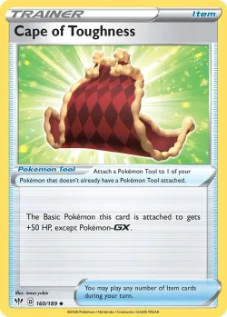Cape of Toughness 「PLAY_POKEMON_PRIZE_PACK_SERIES_ONE 160/189」「EN」