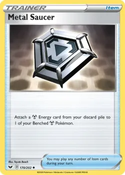 Metal Saucer 「PLAY_POKEMON_PRIZE_PACK_SERIES_ONE 170/202」「EN」