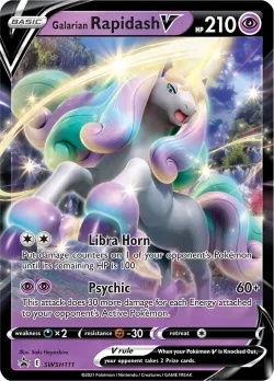 Galarian Rapidash V 「PLAY_POKEMON_PRIZE_PACK_SERIES_ONE SWSH111」「EN」