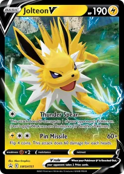 Jolteon V 「PLAY_POKEMON_PRIZE_PACK_SERIES_ONE SWSH151」「EN」