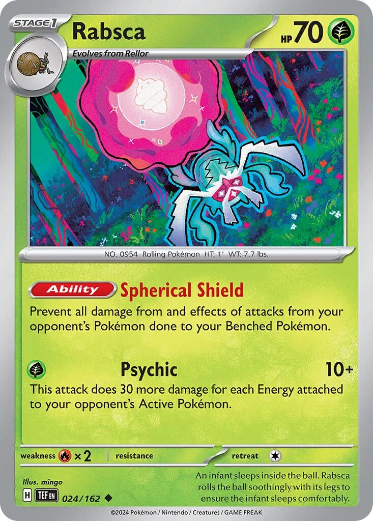 Rabsca 「PLAY_POKEMON_PRIZE_PACK_SERIES_SEVEN 024/162」「EN」