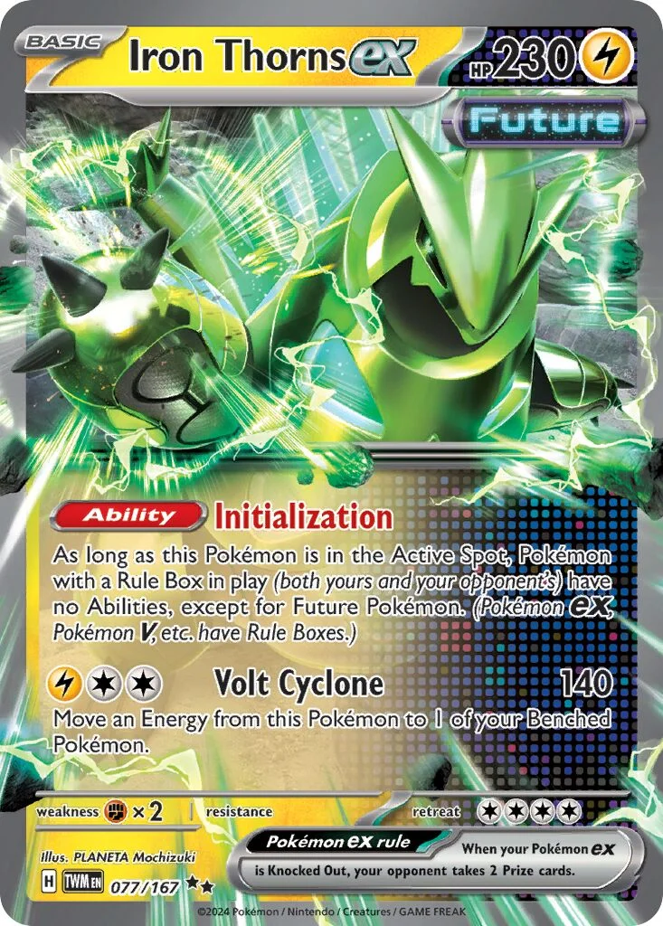 Iron Thorns ex 「PLAY_POKEMON_PRIZE_PACK_SERIES_SEVEN 077/167」「EN」