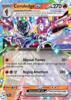 Ceruledge ex #036/191 · Pokémon